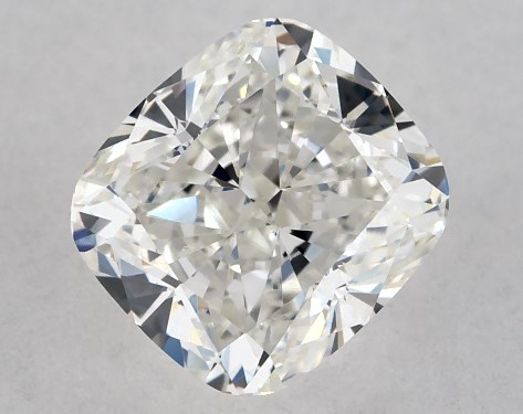 GIA 0.79 Carat H-VS1 Very Good Cut Cushion Modified Diamond